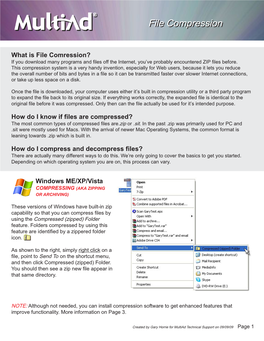 File Compression Explained