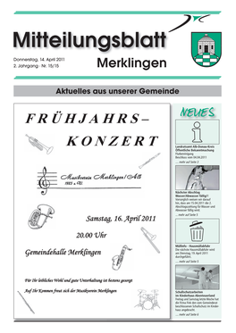 Mitteilungsblatt