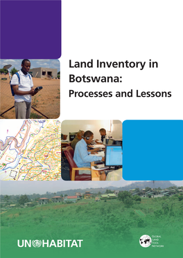 Land Inventory in Botswana: Processes and Lessons