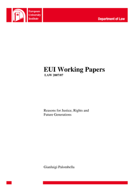 EUI Working Papers LAW 2007/07