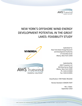 New York's Offshore Wind Energy Development