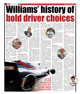 Williams' History Of