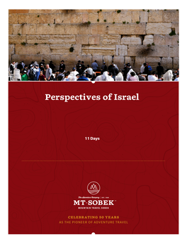 Perspectives of Israel