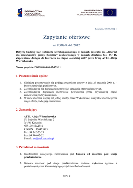 Zapytanie Ofertowe