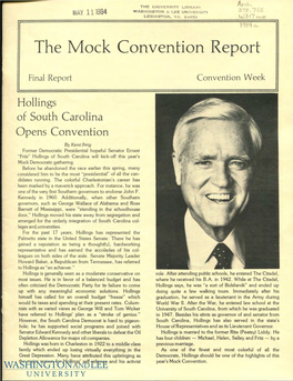 The Mock Convention Report