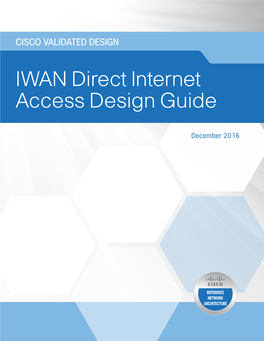 IWAN) Direct Internet Access (DIA