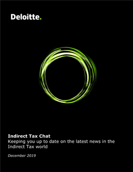 December 2019 Tax Chat