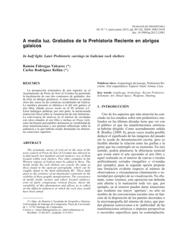 A Media Luz. Grabados De La Prehistoria Reciente En Abrigos Galaicos