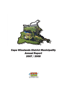 Cape Winelands District Municipality Annual Report 2007 / 2008        