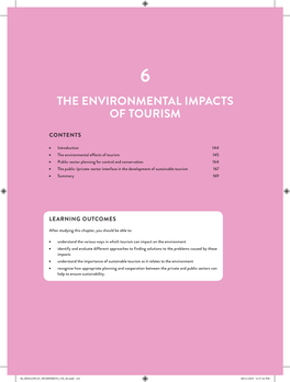 The Environmental Impacts of Tourism