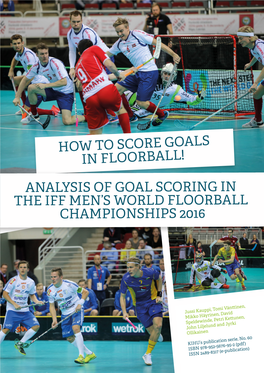 Analysis of Goal Scoring in the IFF Men's World Floorball