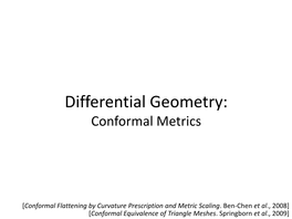 Conformal Metrics