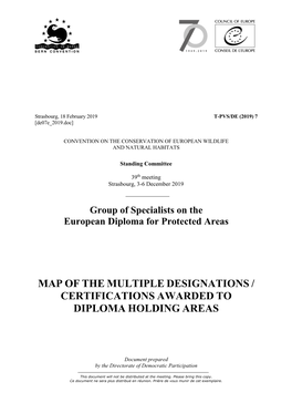 Map of the Multiple Designations / Certifications Awarded to Diploma Holding Areas