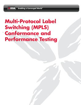 MPLS) Conformance and Performance Testing Whitepaper