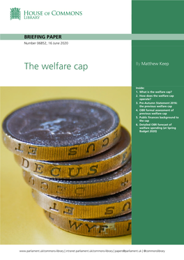 The Welfare Cap