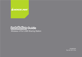 Manual 1 X Installation CD 1 X Warranty / Registration Card 1 X Power Adapter