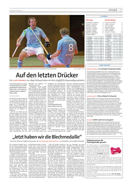 Der Sonntag 19.02.2017 Hockey