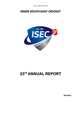 23Rd ANNUAL REPORT