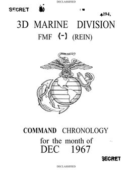 3D Marine Division Dec 1967