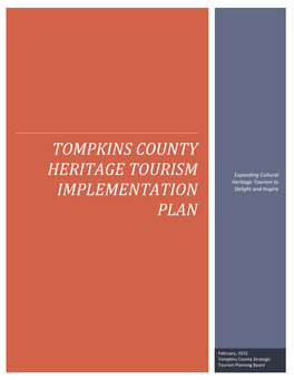 Tompkins County Heritage Tourism Implementation Plan