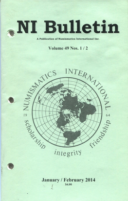 NI Bulletin a Publication of Numismatics International Inc