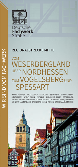 Weserbergland Spessart Nordhessen Vogelsberg