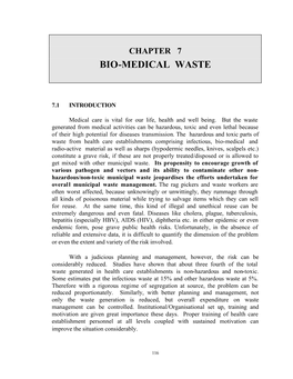 Bio-Medical Waste