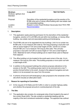 Area 2 Planning Committee Part 1 Public 14 August 2019 Wrotham 3