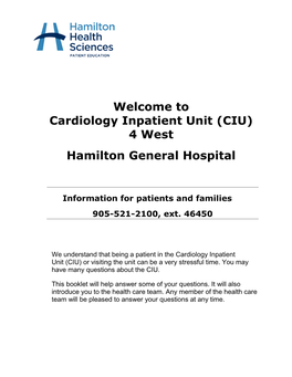4 West – Hamilton General Hospital