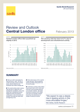 Review and Outlook Central London Office February 2013
