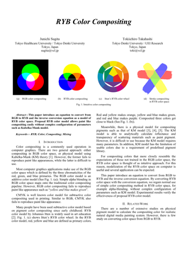 RYB Color Compositing