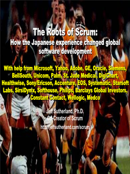 The Roots of Scrum