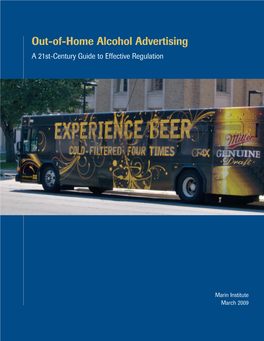 Out-Of-Home Alcohol Advertising: a 21St Century Guide to Effective