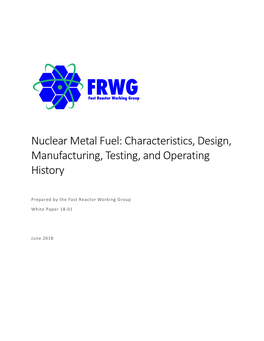 Fast Reactor Working Group