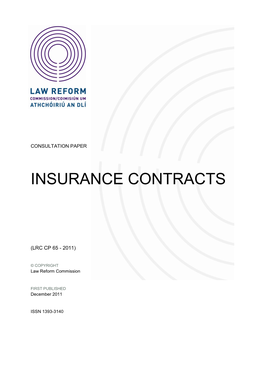 Insurance Contracts CP