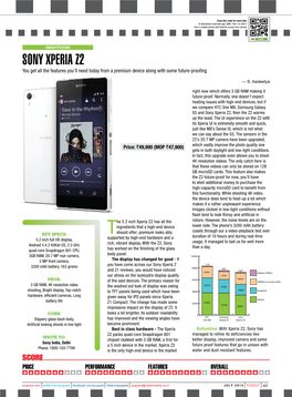 Sony Xperia Z2 Smartphone