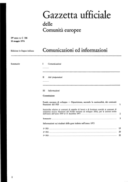 Gazzetta Ufficiale Delle Comunità Europee