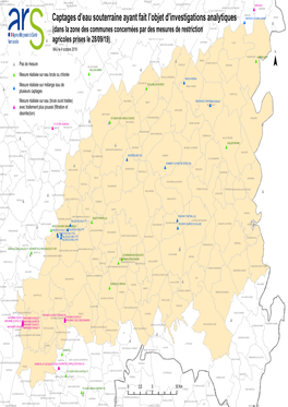 2019 10 04 Carto Captages Analysés