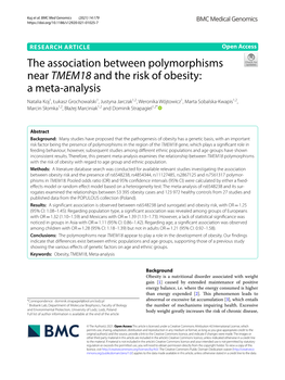 The Association Between Polymorphisms Near