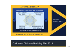 Cork West Divisional Policing Plan 2019 05/07/2019Pdf1.9Mb