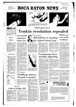 Tonkin Resolution Repealed
