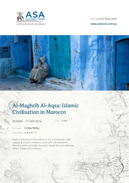 Al-Maghrib Al-Aqsa: Islamic Civilisation in Morocco