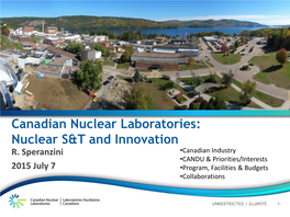 Canadian Nuclear Laboratories