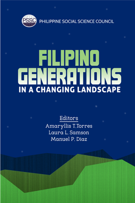 Filipino Generations in a Changing Landscape ⎮ 281