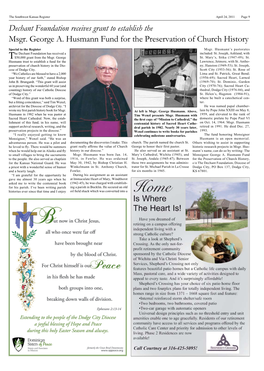 Dechant Foundation Receives Grant to Establish the Msgr. George A