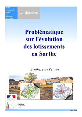 Problématique Sur L'évolution Des Lotissements En Sarthe