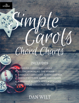 Wilt Simple Carols Chord Charts