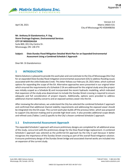 Dixie-Dundas Flood Mitigation Study