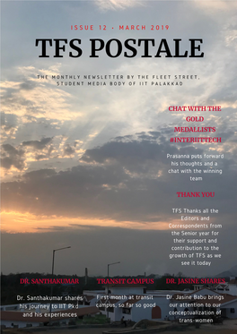 TFS Postulae March 2019