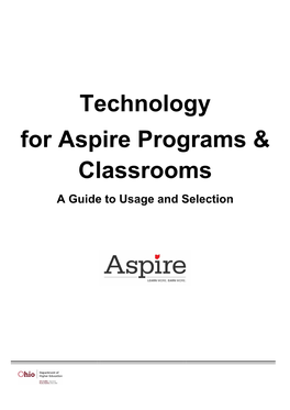 Technology for ABLE Programs & Classrooms